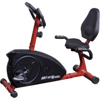 Body-Solid Best Fitness (Bfrb1R) Recumbent Exercise Bike For Home - Indoor Workout Stationary Bike With Lcd Display & Adjustable Magnetic Resistance