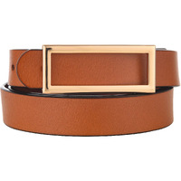 Insighter Brown Leather Belt For Women Waist Skinny Dress Belt For Jeans Pants 0.93"" Width 41.3"" Brown M