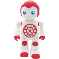 Lexibook Powerman Baby Smart Interactive Toy Learning Robot Toy For Kids Dancing Plays Music Quiz Numbers Shapes Colors Boy Girl Robot Junior Red/White - Rob15En_09, White Red, 8.66 Inch