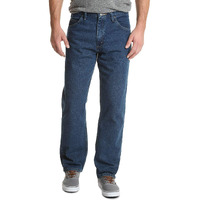 Wrangler Authentics Men's Big & Tall Classic 5-Pocket Relaxed Fit Cotton Jean, Dark Stonewash, 50W X 30L