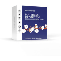 Protect-A-Bed, Premium Cotton-Terry Mattress Protector, Waterproof, 5-Sided, King