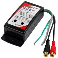Rca Power Amp Low Level Jack Adapter Line Output Converter Car Stereo Audio
