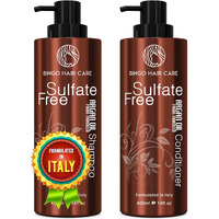 Moroccan Argan Oil Shampoo And Conditioner Set - Sulfate Free, Anti Frizz Hydrating Care For Women - Deep Moisturizing Treatment For Color, Keratin Treated, Curly, Damaged And Dry Hair