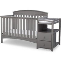Delta Children Abby Convertible Crib And Changer, Grey
