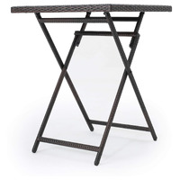 Christopher Knight Home Margarita Outdoor Wicker Bar Table, Multibrown