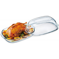 Simax Casserole Dish For Oven: Glass Baking Dish With High Lid Set - Microwave, Oven, And Dishwasher Safe Cookware - Borosilicate Glassware - 8 Qt. Large Baking Dish