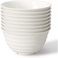 Homestockplus Unbreakable Cereal Bowls 30 Oz Ramen Bowl Microwave And Dishwasher Safe Bpa-Free Eco-Friendly Deep Soup Bowl For Cereal, Salad, Soup, Rice(Not Ceramic) [Set Of 8]