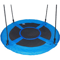 Disc Giant Nest Web Rope Hanging Tree Swing Seat Set Heavy Duty Easy To Set Up For Kids Children Adult Outdoor Backyard Garden 40""/24""