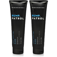 Bump Patrol Cool Shave Gel - Sensitive Clear Shaving Gel With Menthol Prevents Razor Burn, Bumps, Ingrown Hair - 4 Ounces 2 Pack