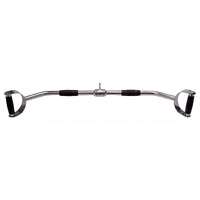 Body-Solid Tools Pro-Style Pro-Grip Lat Pulldown Bar, Home Gym Cable Machine Attachment For Lats, Shoulders, Arms Development, With Neutral Grip And Swivel Design