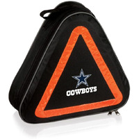 Picnic Time Nfl Dallas Cowboys Roadside Emergency Car Kit, Auto Vehicle Safety Road Side Assistance With Jumper Cables And Car Tool Kit, (Black With Orange Accents)