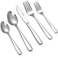 Eslite 60-Piece Silverware Set,Stainless Steel Flatware Set For 12