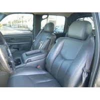 Durafit Seat Covers, 2003-2007 Chevy Silverado, Suburban And Avalanche Front Captain Chairs With Dual Electric Seats. No Side Impact Airbags. Made In Two Tone Gray Velour