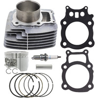 Niche Cylinder Piston Gasket Top End Rebuild Kit For Honda Rancher Trx350 12100-Hn5-670 13010-Hn5-671