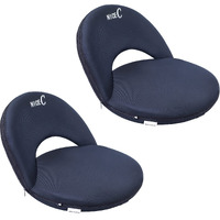 Nice C Stadium Seats, Floor Chairs, Bleacher Chairs, 10-Posisition Reclining Waterproof Cushion, Ultralight, Foldable, Extra Thick Padding, With Shoulder Strap & Net Pocket