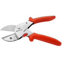 Chili Tools 7"" Pruning Shears With Sk-5 Blades, Bypass Anvil Pruner, Hand Pruner, Clippers For Gardening Tools, Hi-Leverage Type ( ? 17Mm), Made In Taiwan
