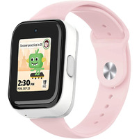 Newjourney For Syncup Kids Watch Band Replacement, Soft Silicone Watch Bands Compatible With T-Mobile Syncup Kids Watch For Boys Girls (Sandpink)
