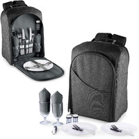 Picnic Time 'Pt-Colorado' Insulated Backpack Cooler, Grey
