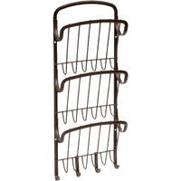 Spectrum Diversified Ashley Vertical Letter Holder & Key Rack, Wall Mount, Bronze