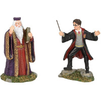 Department56 Potter Village Accessories Harry And Headmaster Figurine Set, 3.15"", Multicolor, 2 Count