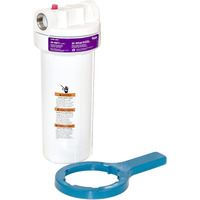 Whirlpool Whole Home Water Filtration System | Whkf-Dwh, Stainless Steel Inlets | Standard Capacity Reduces Sediment, Sand, Soil, Silt, & Rust | Filter Not Included