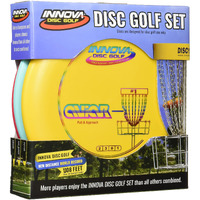 Innova Disc Golf Set - Driver, Mid-Range & Putter, Comfortable Dx Plastic, Colors May Vary (3 Pack)