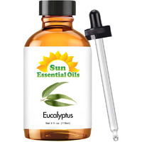 Sun Essential Oils 4Oz - Eucalyptus Essential Oil - 4 Fluid Ounces - Essential Oils Eucalyptus - Eucalyptus Oil