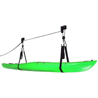 Kayak Hoist - Overhead Garage Storage - Pulley System With 125Lb Capacity For Kayak, Canoe, Or Bicycle By Bike Lane