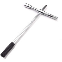 Xergur 23"" Universal Extended Lug Wrench, 4 Way Tire Iron Nut Wrench Set With Storage Bag And Standard Sockets (17Mm/19Mm,21Mm/23Mm) For Heavy Duty Cross Wheel Wrench, Lug Nut Removal Tool