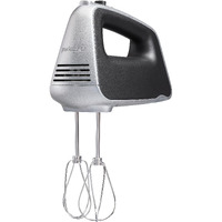 Proctor Silex 5-Speed + Boost Electric Hand Mixer With Powerful 1.3 Amp Dc Motor For Effortless Mixing & Consistent Speed In Thick Ingredients, Slow Start, Silver (62501)