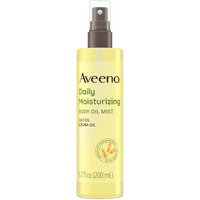 Aveeno Daily Moisturizing Body Oil, Body Mist For Dry Skin With Oat Oil And Jojoba Oil, Nourishing Body Spray With A Hypoallergenic Formula, 6.7 Fl Oz