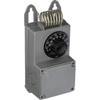 Peco Tf115-001 Nema 4X Line Voltage Thermostat, Gray