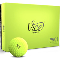 Vice Pro Soft Golf Balls, Lime (One Dozen)