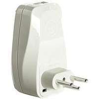 Orei Universal 3 In 1 Plug Adapter For Brazil Travel With Usb And Surge Protection-Grounded Type N (Wpu-N-Gn)