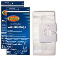 Envirocare Replacement Vacuum Micro Filtration Vacuum Cleaner Dust Bags Designed To Fit Kenmore Type M 51195 Magic Blue Canisters 16 Pack