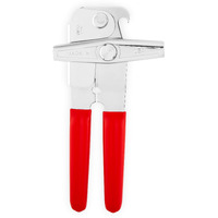 Ez-Duz-It Deluxe Can Opener With Red Grips