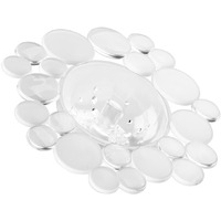 Idesign Bubbli Bpa-Free Flexible Pvc Plastic Sink Strainer - 5.56"" X 5.51"" X 1.37"", Clear