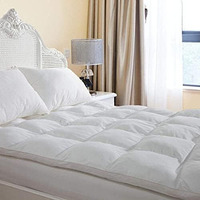 Plush Extra Thick Mattress Topper Queen For Softening Firm Mattress, Breathable Cooling Mattress Pillow Top Bed Topper For Back Pain & Sleep Comfort, Overfilled Mattress Pad, Fit To 6   -22    Mattress