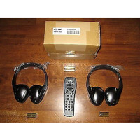 2 Oem New Headsets And Remote For Cadillac Chevrolet Gmc Buick Chevy Saturn Entertainment Systems 20929304