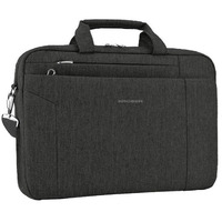 Kroser Laptop Bag 15.6 Inch Briefcase Shoulder Bag Water Repellent Laptop Bag Bussiness Carrying Handbag Laptop Sleeve For Women And Men-Charcoal Black