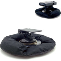 Chargercity Car Dashboard Platform Beanbag & Suction Cup Mount For Radar Detector Escort Passport 9500 Max 4 360 360C Ex Mkii Ix Uniden R3 R7 R8 R9 Dfr Radenso Xp Sp Ds1 Cobra Rad 700I