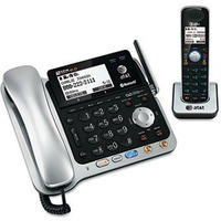 Atamp;T Tl86109 Two-Line Dect 6.0 Phone System W/Bluetooth Headset Amp; Hearing Aid Compatible