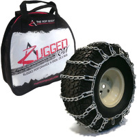 The Rop Shop Pair 2 Link Tire Chains 20X10.00X8 For Simplicty Lawn Mower Garden Tractor Rider