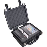 Case Club Graded Card Storage Box Fits Up To 34 Card Slabs, Or 100+ Sleeve Top Loaders- Travel Case Fits Pokemon, Mtg, & Sports Trading Cards In Waterproof Exterior With Customizable Foam Interior