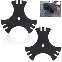 9"" X 5/8"" Center Hole 781-0748-0637 3-Side Edger Star Blade, Compatible With Mtd 781-0748, Also Fits Craftsman Edgers, Replaces 981-0748, 40-009, 7185767, 490-105-M017, Cmxgzam105017. 2 Pack