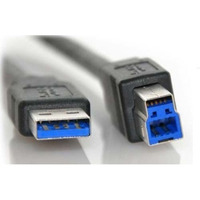Aya 6Ft. (2-Pack) Usb 3.0 Superspeed 5 Gbps A Male To B Male Cable