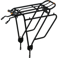 Ibera Bike Rack - Bicycle Touring Carrier Plus+ For Non-Disc Brake Mount, Frame-Mounted For Heavier Top & Side Loads, Height Adjustable For 26""-29"" Frames
