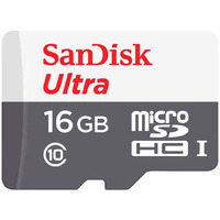 Sandisk Ultra Sdsqunb-016G-Gn3Mn 16Gb 48Mb/S Uhs-I Class 10 Microsdhc Card