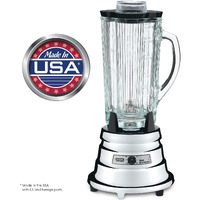 Waring Commercial Bb900G 1/2 Hp Chrome Bar Blender With 40-Ounce Glass Container Silver