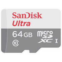 Sandisk Ultra - Flash Memory Card - 64 Gb - Microsdxc Uhs-I (Sdsqunc-064G-An6Ia)